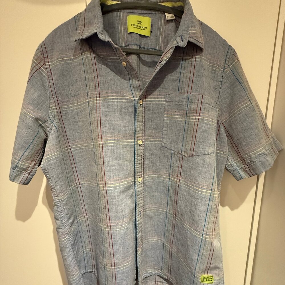 Scotch & Soda short-sleeved shirt for men, Size XL